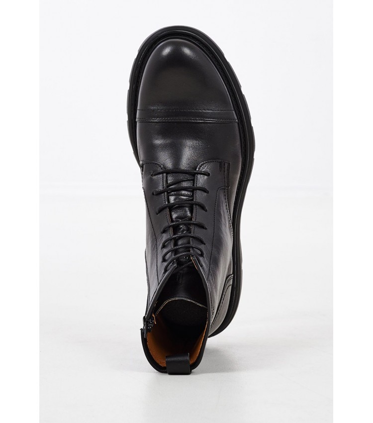 Men Boots 4050 Black Leather Damiani