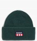 Ανδρικοί Σκούφοι Retro.Beanie Πράσινο Μαλλί GANT