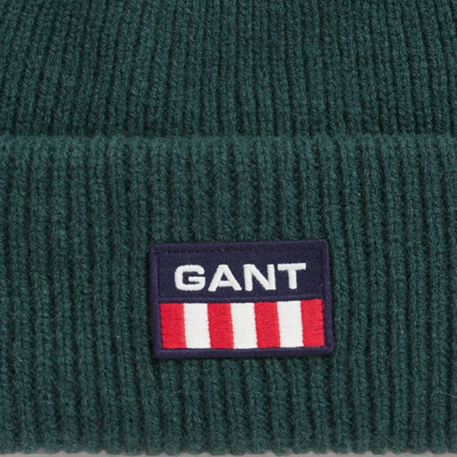 Ανδρικοί Σκούφοι Retro.Beanie Πράσινο Μαλλί GANT