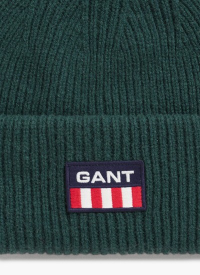 Ανδρικά Γάντια Knitted.Gloves Σκούρο Μπλε Μαλλί GANT
