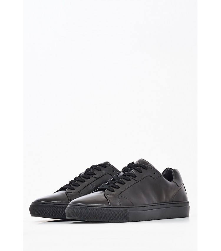Men Casual Shoes 13605 Black Leather S.Oliver