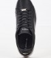 Women Casual Shoes Carnaby.22F Black Leather Lacoste