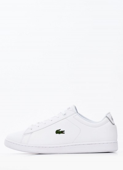 Γυναικεία Παπούτσια Casual Court.Zero Μπεζ Δέρμα Lacoste