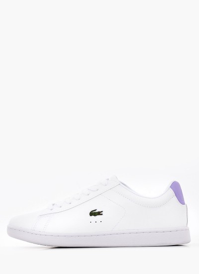 Γυναικεία Παπούτσια Casual Court.Zero Μπεζ Δέρμα Lacoste