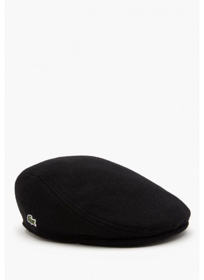 Men's Caps RK0372 Black Lacoste