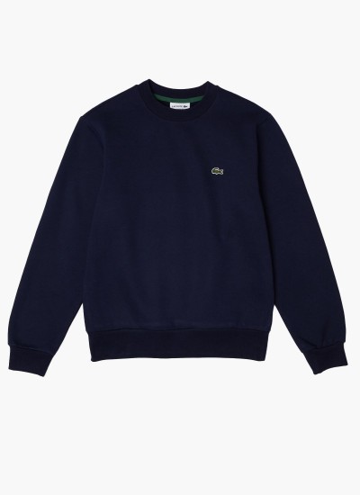 Ανδρικά Φούτερ SH9608 Σκούρο Μπλε Βαμβάκι Lacoste