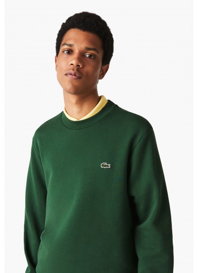 Ανδρικά Φούτερ SH9608 Πράσινο Βαμβάκι Lacoste