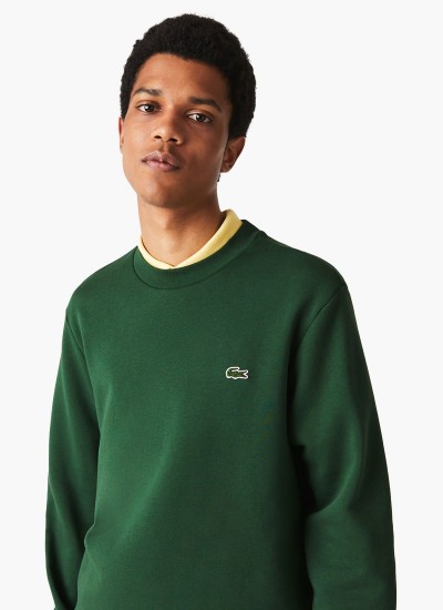 Ανδρικά Φούτερ SH9608 Πράσινο Βαμβάκι Lacoste