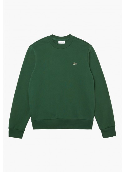 Ανδρικά Φούτερ SH9608 Πράσινο Βαμβάκι Lacoste