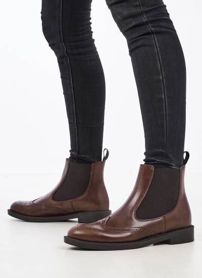 Women Boots 2071 Brown Leather Alpe