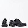 Women Moccasins 95N8 Black Leather Frau Women Moccasins 95N8 Black Leather Frau