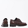 Women Moccasins 95N8 Brown Leather Frau Women Moccasins 95N8 Brown Leather Frau