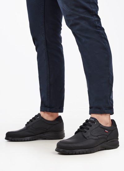Ανδρικά Παπούτσια Casual 12700 Μαύρο Δέρμα Callaghan