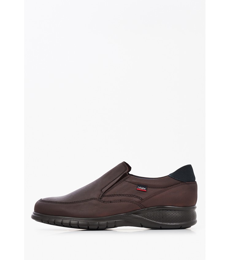 Men Moccasins 12701 Brown Leather Callaghan