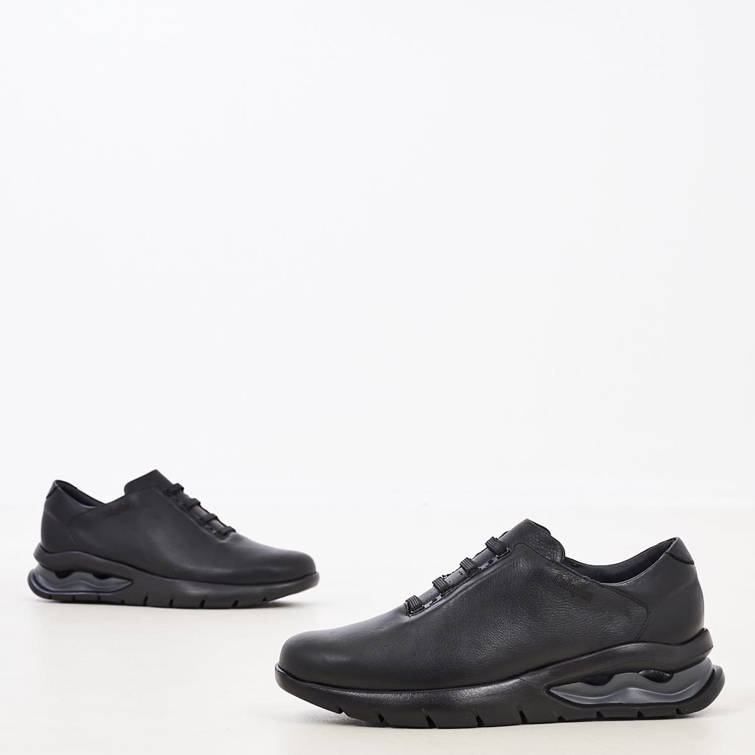 Ανδρικά Παπούτσια Casual 45414.D Μαύρο Δέρμα Callaghan Casual - Sneakers Callaghan 45414.D-Black