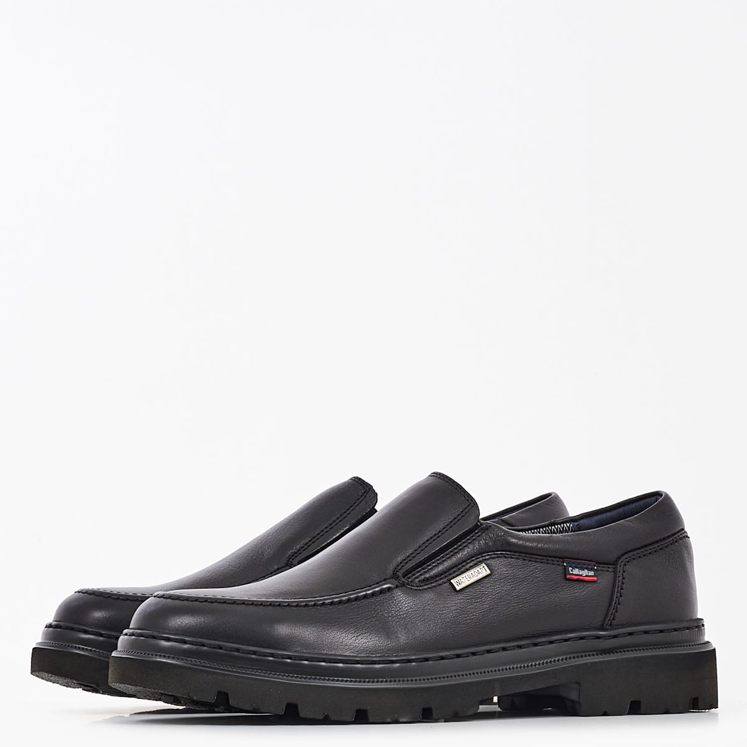 Men Moccasins 46403 Black Leather Callaghan