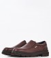 Men Moccasins 46403 Brown Leather Callaghan