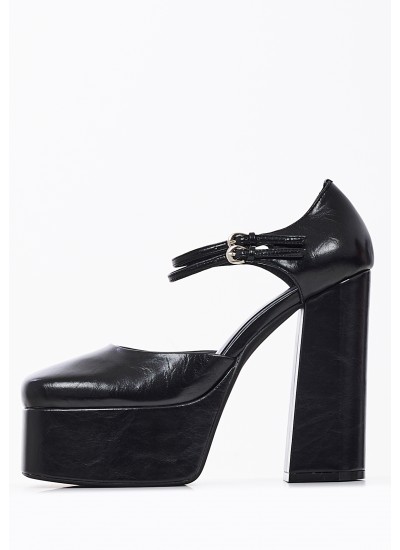 Women Pumps & Peeptoes High Leila Black Leather Jeffrey Campbell