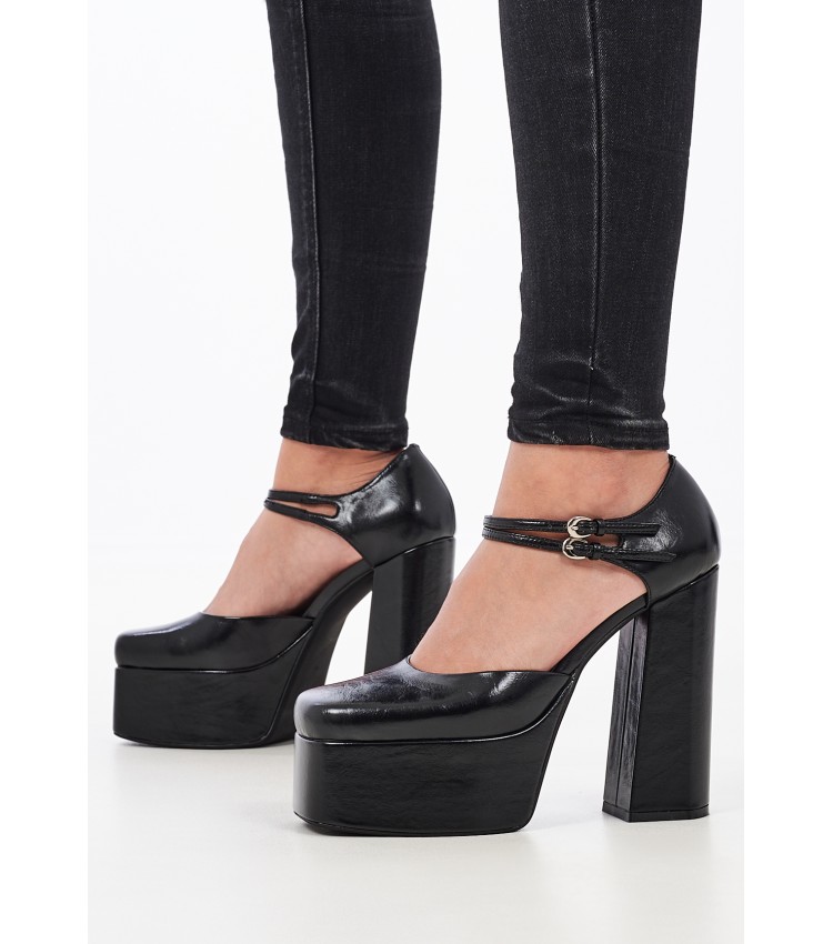 Women Pumps & Peeptoes High Leila Black Leather Jeffrey Campbell