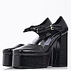Women Pumps & Peeptoes High Leila Black Leather Jeffrey Campbell Women Pumps & Peeptoes High Leila Black Leather Jeffrey Campbell