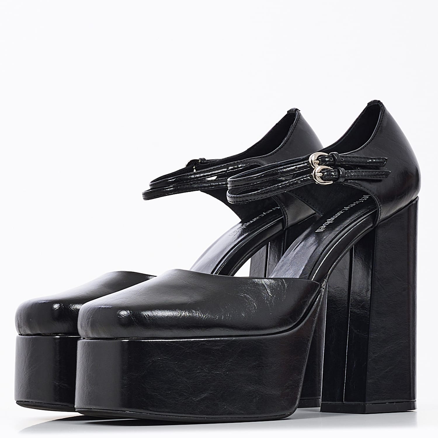Women Pumps & Peeptoes High Leila Black Leather Jeffrey Campbell Women Pumps & Peeptoes High Leila Black Leather Jeffrey Campbell