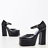 Women Pumps & Peeptoes High Leila Black Leather Jeffrey Campbell Women Pumps & Peeptoes High Leila Black Leather Jeffrey Campbell
