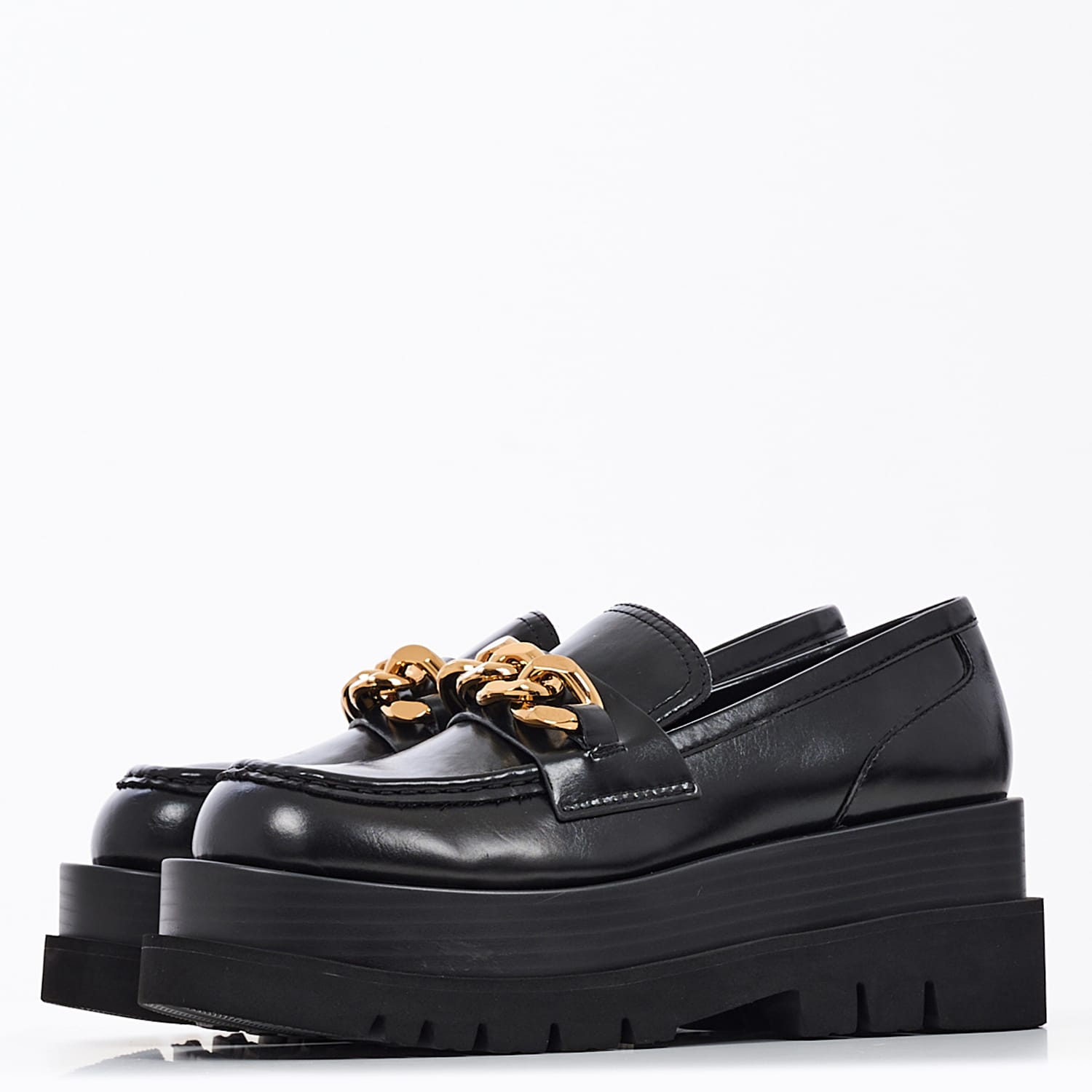 Γυναικεία Μοκασίνια Recess.Pl Μαύρο Δέρμα Jeffrey Campbell Μοκασίνια - Loafers Jeffrey Campbell Recess.Pl-Black