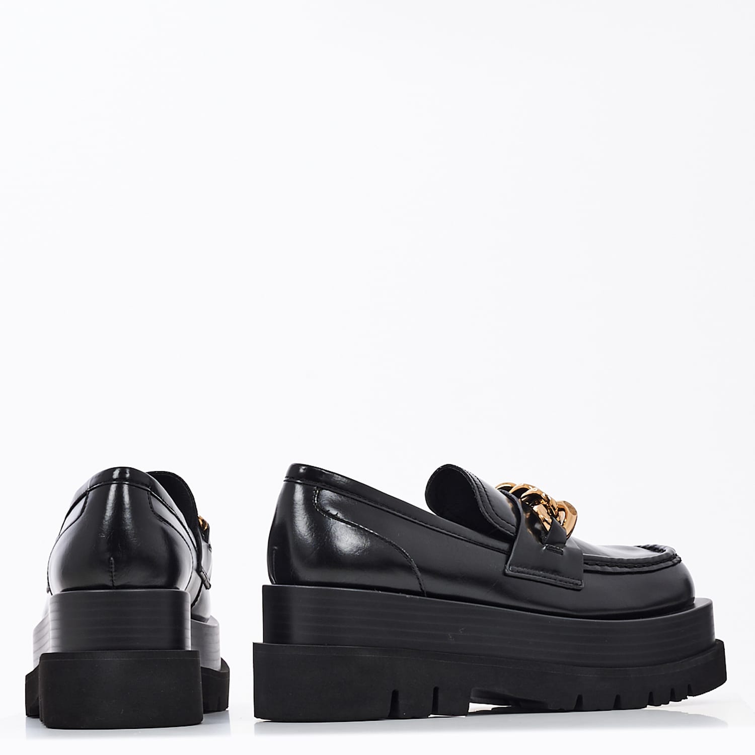 Γυναικεία Μοκασίνια Recess.Pl Μαύρο Δέρμα Jeffrey Campbell Μοκασίνια - Loafers Jeffrey Campbell Recess.Pl-Black