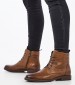 Women Boots 25100 Brown Leather Marco Tozzi