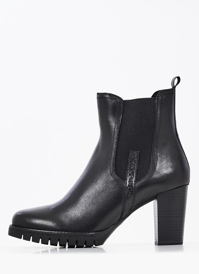 Women Boots 25100 Black Leather Marco Tozzi