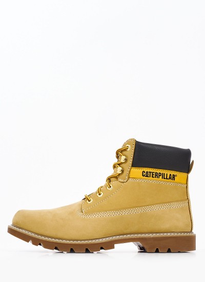 Ανδρικά Μποτάκια P724827 Ταμπά Δέρμα Νούμπουκ Caterpillar