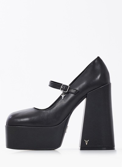 Women Pumps & Peeptoes High Amour Black Leather Windsor Smith