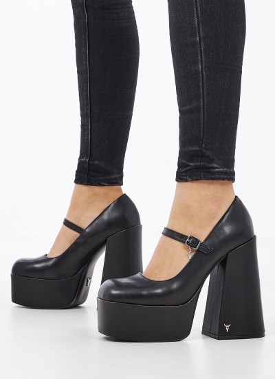 Women Pumps & Peeptoes High Amour Black Leather Windsor Smith