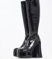 Γυναικείες Μπότες Verses Μαύρο Δέρμα Λουστρίνι Windsor Smith