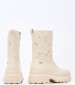 Women Boots Amy.03 Beige ECOleather Liu Jo