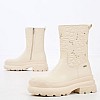 Γυναικεία Μποτάκια Amy.03 Μπεζ ECOleather Liu Jo Γυναικεία Μποτάκια Amy.03 Μπεζ ECOleather Liu Jo
