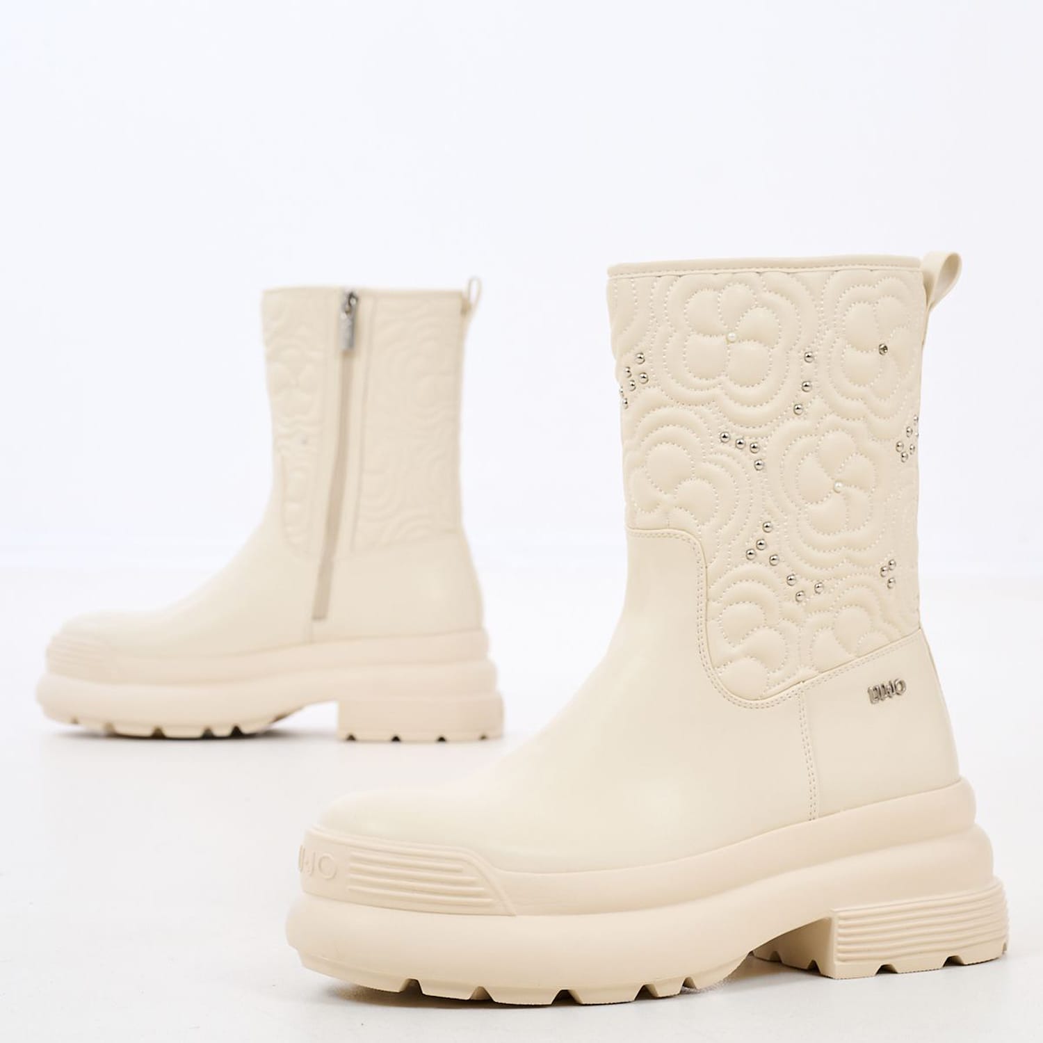 Γυναικεία Μποτάκια Amy.03 Μπεζ ECOleather Liu Jo Γυναικεία Μποτάκια Amy.03 Μπεζ ECOleather Liu Jo