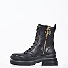Women Boots Amy.11 Black Leather Liu Jo Women Boots Amy.11 Black Leather Liu Jo