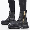 Women Boots Amy.11 Black Leather Liu Jo Women Boots Amy.11 Black Leather Liu Jo