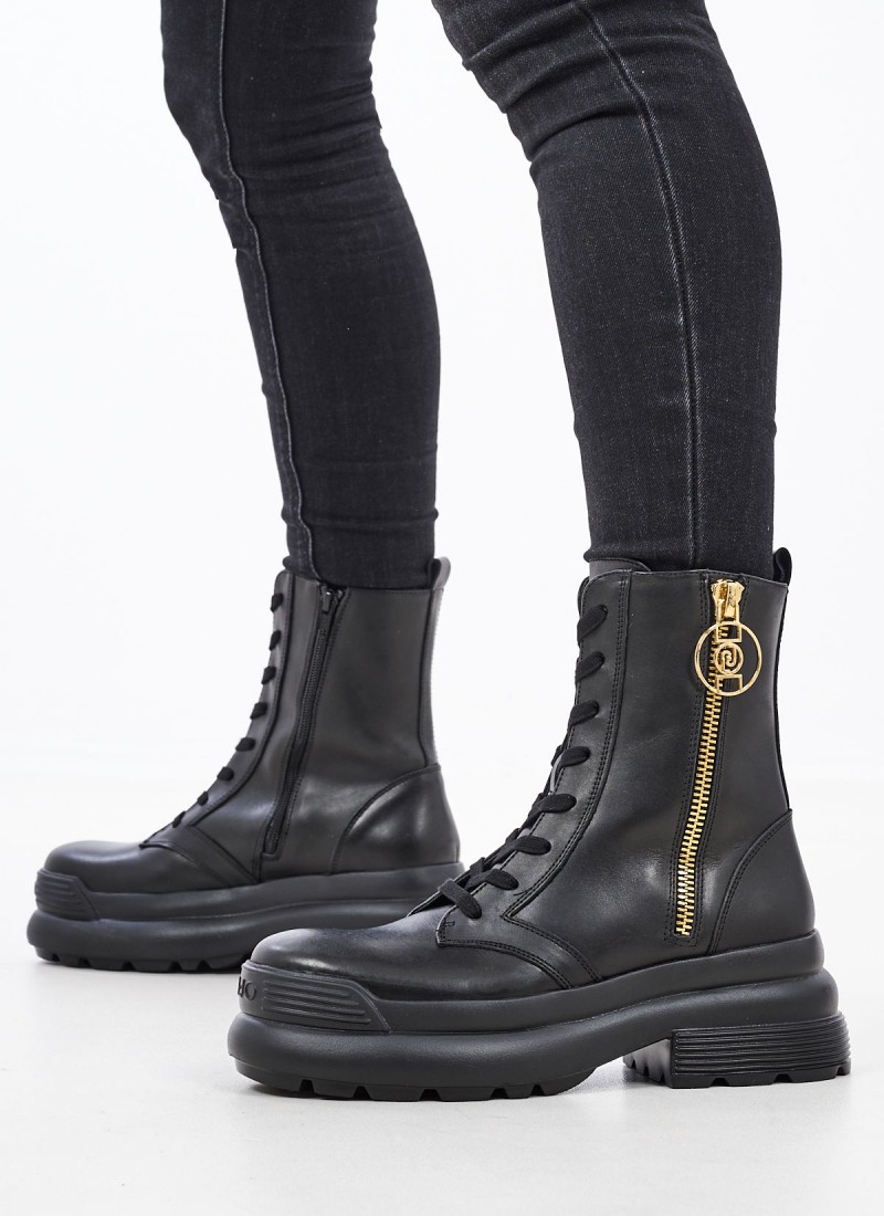 Women Boots from the LIU JO brand Amy.11 Black Leather mortoglou