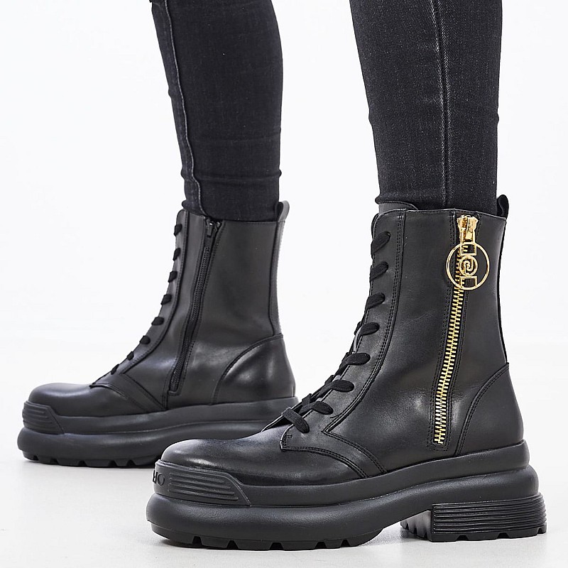 Women Boots Amy.11 Black Leather Liu Jo