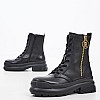 Women Boots Amy.11 Black Leather Liu Jo Women Boots Amy.11 Black Leather Liu Jo