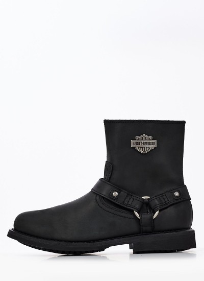 Men Boots 1121005 Black Leather UGG