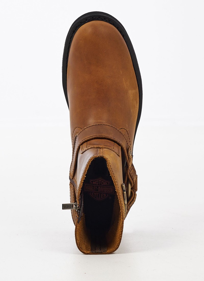 Men Boots from the Harley Davidson brand D95263 Brown Leather mortoglou.gr eshop