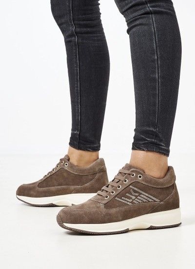 Γυναικεία Παπούτσια Casual Raul.R Καφέ Δέρμα Καστόρι Lumberjack