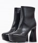 Γυναικεία Μποτάκια Klinda3 Μαύρο ECOleather Nine West