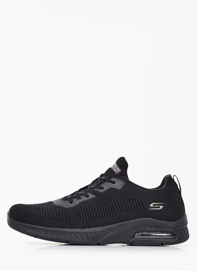 Γυναικεία Παπούτσια Casual 149752 Μαύρο Ύφασμα Skechers