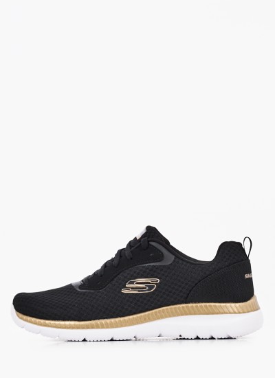 Γυναικεία Παπούτσια Casual 12606 Μπορντό Ύφασμα Skechers