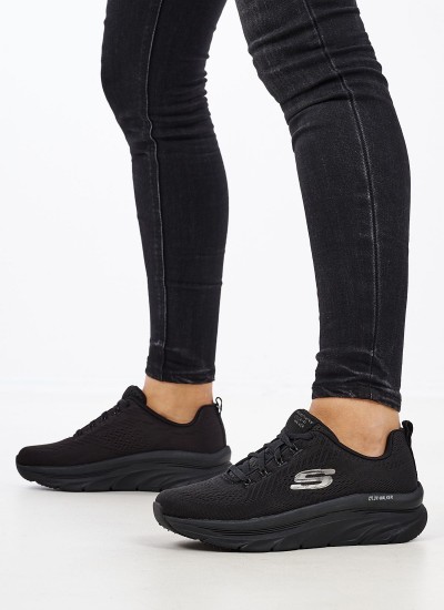 Γυναικεία Παπούτσια Casual Black.Laceup Μαύρο Ύφασμα Tommy Hilfiger