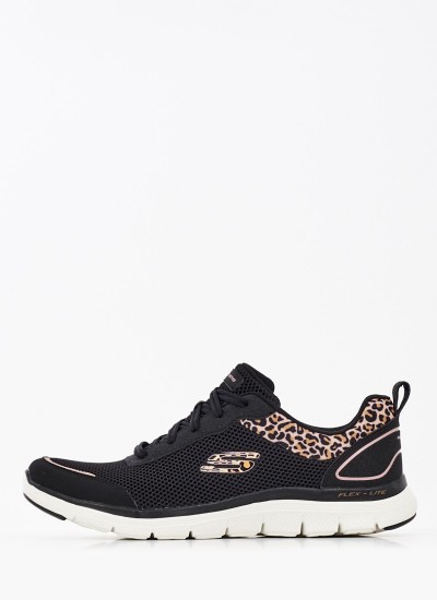 Γυναικεία Παπούτσια Casual 149576 Μαύρο Ύφασμα Skechers